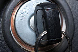 Car key ignition switch